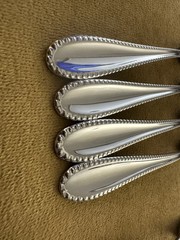 (4) DINNER FORKS Nambe MAEVE Vietnam Stainless 18-10 Concave Outline (2avail)