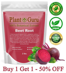 Red Beet Root Powder 2 lb. Beta Vulgaris Non-GMO Nitric Oxide Extract Super Food