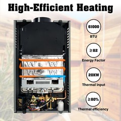 6L 8L 10L 12L 18L Tankless Propane Gas Water Heater On-Demand LPG Water Boiler