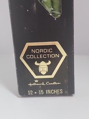 VTG Dipped Danish Candles Hallmark Nordic Olive 10, 15″ In Box Made In Japan