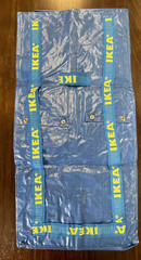 Ikea Storage Bag, Laundry – Blue — SET of 10 NEW! Free shipping