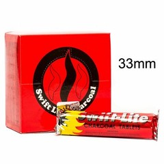 FULL BOX Swift Lite Large 33mm Charcoal Incense Resin 100 pc