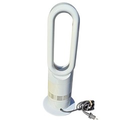 Dyson AM09 Hot + Cool Jet Focus Oscillating Fan Heater Works White Silver