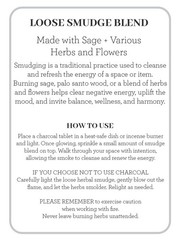 Sage Herbal Incense Blend Natural Smudge Meditation Cleansing 4 oz