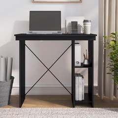 Ardent No Tools Small Space Writing Desk, Black delivery fast