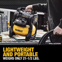 2.5 Gal. 140 Psi Portable Cordless Air Compressor FLEXVOLT Advantage (Tool Only)