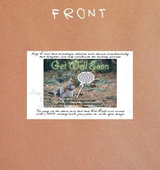 Greeting Cards: Rude Weird GET WELL CARD “100% Money Back Guarantee”