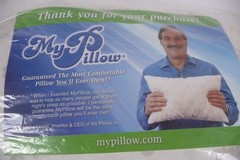 MyPillow Go Anywhere Travel Pillow White 11” x 16” Sm Made In USA NEW