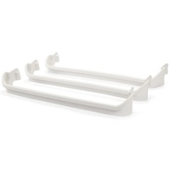3Pcs Door Rack Shelf Retainer Bar For Frigidaire Kenmore 240534701
