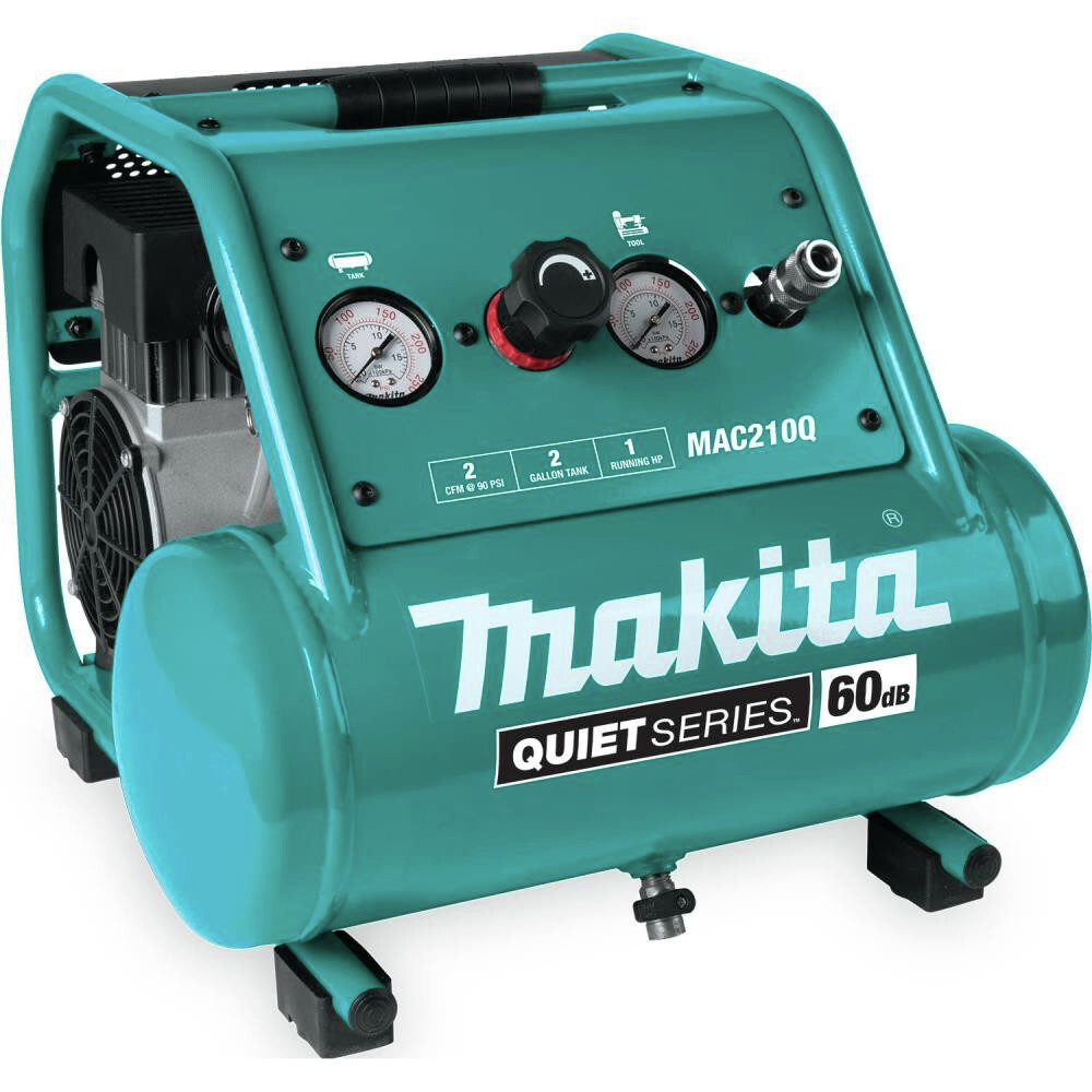 Makita MAC210Q-R Quiet Series 1 HP 2 Gallon Air Compressor Certified Refurbished