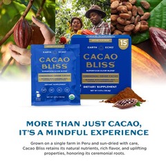 Cacao Bliss Cacao Powder Ceremonial Grade Organic Raw MCT Oil Turmeric