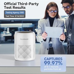 FULMINARE Air Purifiers for Any Room H13 True HEPA Quiet with Timer Night Light!
