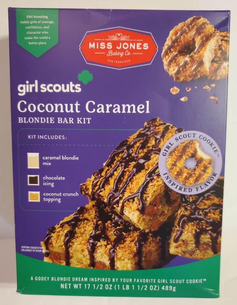 Miss Jones Girl Scouts Coconut Caramel Blondie Bar Kit – BBY 12/27