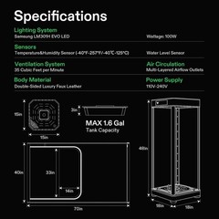 VIVOSUN VGrow Smart Grow Box Complete Grow Tent Kit w/ Automated DWC Hydroponics