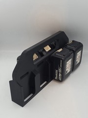 Makita 18V Battery Holder 8 Slot Carry Rack – Heavy Duty PETG Portable Organizer