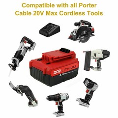 2Pack 20V 8.0Ah 20 Volt Lithium-ion Battery for Porter Cable MAX PCC685L PCC680L