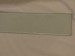 Jalousie Window Glass Clear Rectangle Pane Replacement 26x4x.25 inches