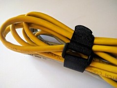 12pc Black Nylon Hook&Loop Fasteners/Straps/Cable Ties,Adjustable,8″/16″/20″,NEW