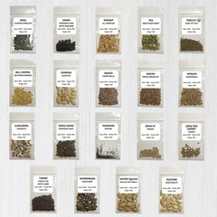 Heirloom Vegetable Seeds Survival Garden Kit – Over 18,000 Seeds, 39 Varieties