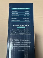 3 Pack Brand NEW ULTRAWF Frigidaire Ultra Refrigerator Water Filter Sealed box