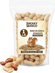 Snaky Mango Raw Peanuts in Shell – 1 Pounds – All-Natural Food for Squirrels,…