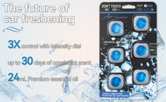 6x Car Vent Clip Air Freshener Aromatherapy Scent Diffuser Truck Odor Eliminator