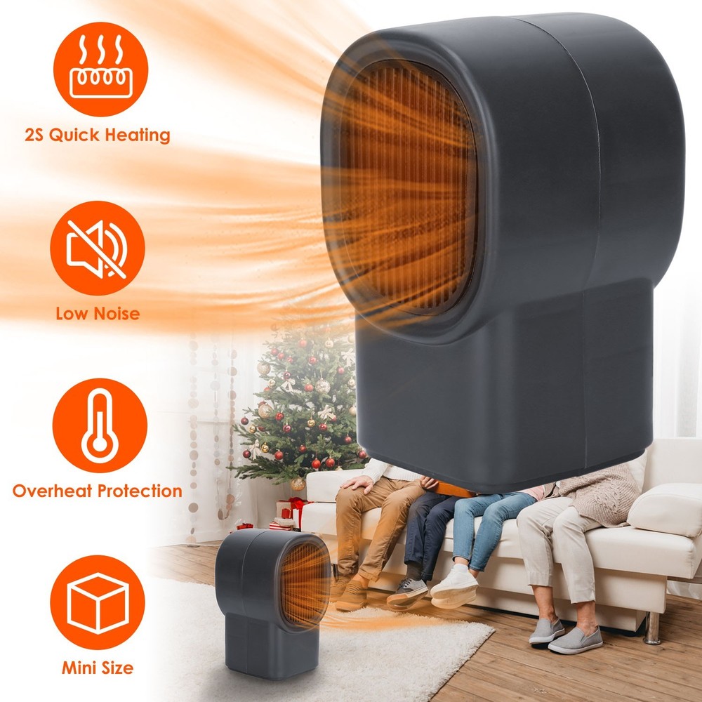 Mini Desktop Fan Heater Personal Small For Home Offices Electric Heater Portable