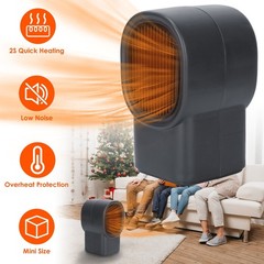 Mini Desktop Fan Heater Personal Small For Home Offices Electric Heater Portable