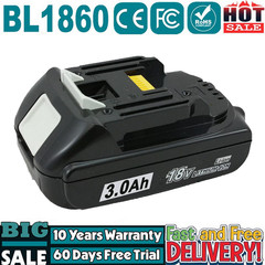BL1815 18V 3.0Ah LXT Lithium-ion Replacement Battery for Makita BL1830