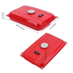 7 Gallon Iron Fuel Gas Tank Petcock Filter Gauge Cap fit for Generator EC6500
