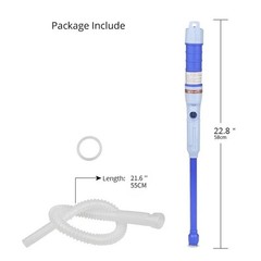 Battery Powered Electric Fuel Transfer Siphon Pump Gas Oil Water Liquid 2.2 GPM