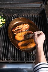 De Buyer 5651.36 Mineral B 9.5-Inch Carbon Steel Oval Roasting Pan, Silver