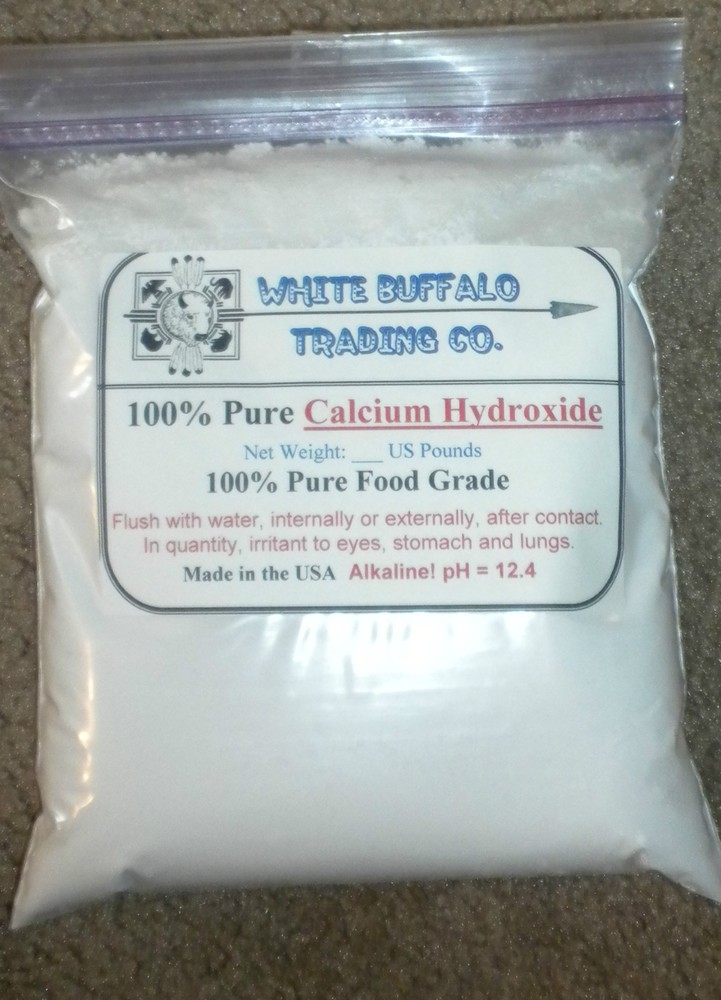 1 to 6 # PURE Calcium Hydroxide Ca(OH)2; Edible/ Hydrated/ Pickling/ Slaked Lime