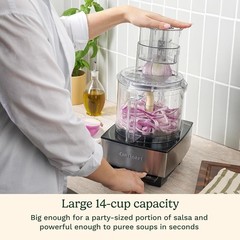 Cuisinart DFP-14BCNY Food Processor 14-Cup Vegetable Chopper Stainless Steel
