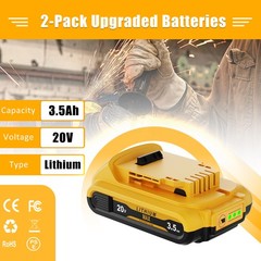 20V FOR DEWALT 20 Volt MAX Lithium-Ion Battery / Charger DCB203 DCB201-2 DCB207