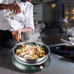 Abangdun 1700W 100V～185V Induction Cooktop Wok With Pan Electric Stove 2026 New