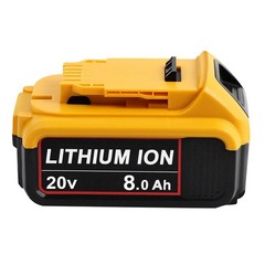 1-6 Pack 20V For DeWalt 20 Volt Max 8.0AH Lithium Ion Battery DCB206-2 DCB201