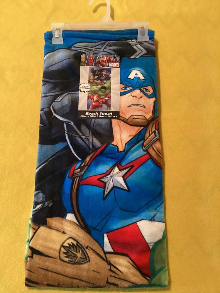 Marvel 28 in X 58 in Beach Towel 100 Cotton