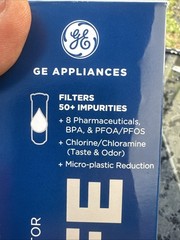 GE XWFE Refrigerator Water Filter, Certified To Reduce 50+ Impurities, Sealed