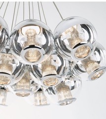 Artika ZN12P-C1 Malaga 12-Pendant Light Fixture With Dimmable Integrated LED