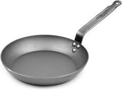 M’Steel Black Carbon Natural Nonstick Frying Pan with Iron Handle, 9.4-In, Suita