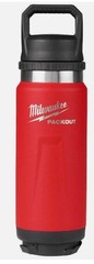 Milwaukee 24 oz Insulated Bottle Red Chug Lid PACKOUT 48-22-8396R New