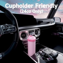 24 oz Insulated Water Bottle for Sports: Stainless Steel Water Bottle with 2-…