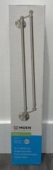 Moen Double Towel Bar SAGE Brushed Nickel Silver 24″