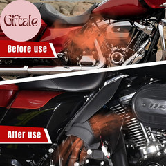 Coolflow Fan for Road Glide, Oil Cooler Fan with Heat Shield for Harley Touring