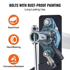 Dump Truck Trailer Hand Crank Manual Pull Tarp Roller Kit 64″ to 104″ Wide