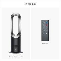 DYSON AM09 HOT + COOL FAN HEATER Jet Focus BLACK/NICKEL WITH REMOTE