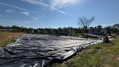 Pond liner 100×80 Strong,HDRPE 40 year Durability,Commercial grade for Fish pond