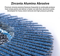 40PCS 4.5 x7/8″ Zirconia Flap Disc 4-1/2 60 Grit Grinder Sanding Grinding Wheel