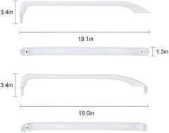 Door Handles Compatible for GE Refrigerator WR12X22148 WR12X20141 WR12X11011